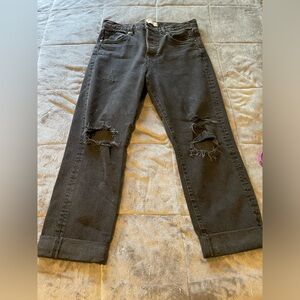 We The Free Black Boyfriend Jeans